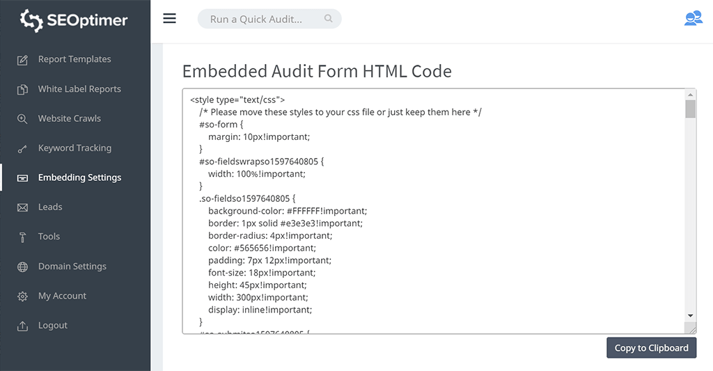 Embed code